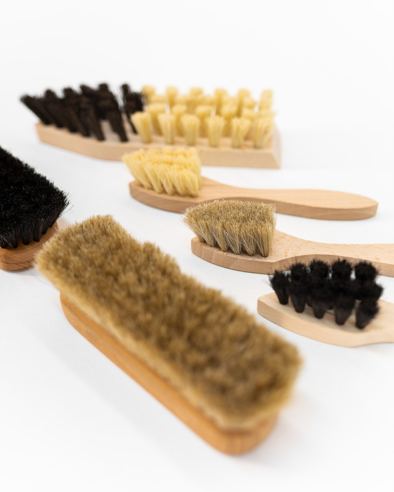 Preview: Schuhputz-Set komplett im Stoffbeutel